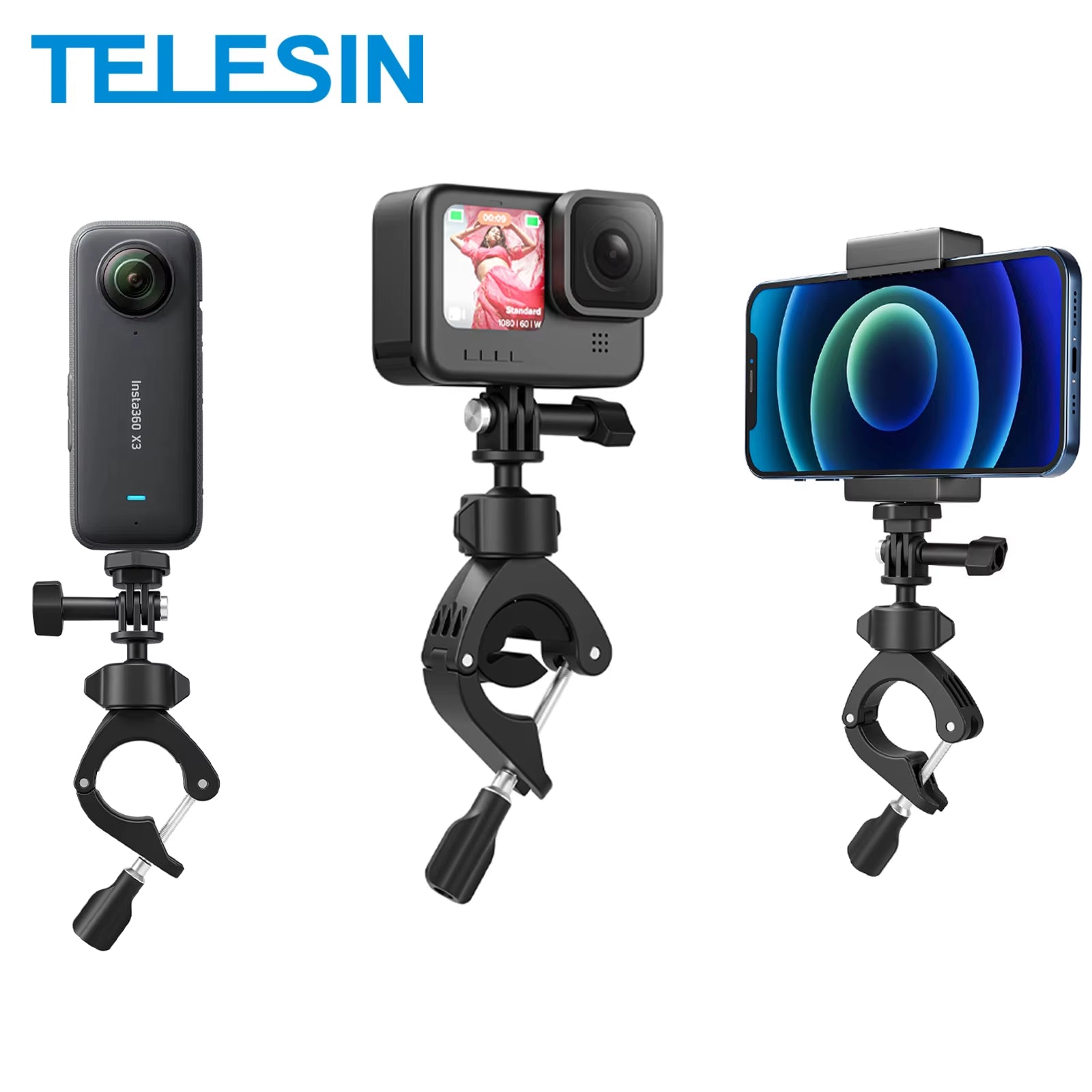 ⚡️📸 Universal 360° Clamp – For Phone, GoPro & Action Shots on the Go! 🌍🤳