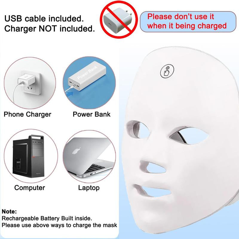 Rechargeable Facial Mask. Skin Rejuvenate